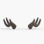 Large Wavy Antlers - Kiki