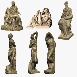 3D michelangelo collection model