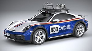 3D Porsche 911 Dakar 2023