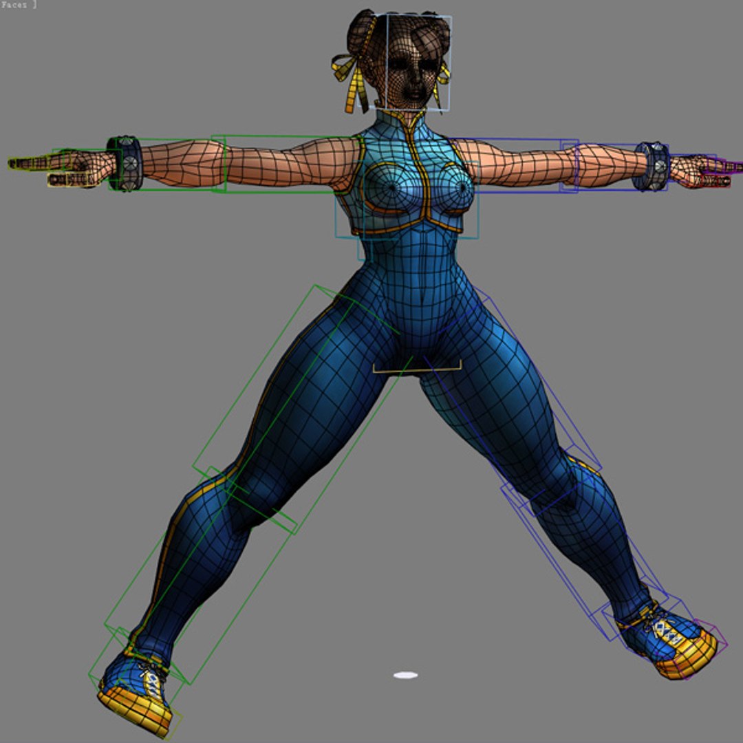 Chun Li 3d Max
