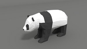 Urso panda dos desenhos animados Modelo 3D $9 - .stl .obj .blend