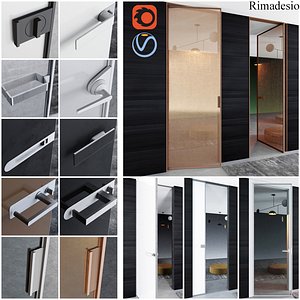 Rimadesio doors - doors for office and home 3D model
