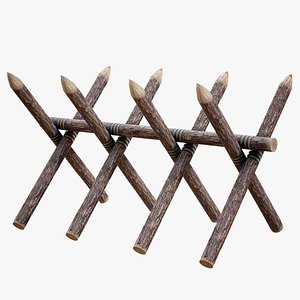 Medieval Log Barricade PBR