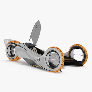 Mazda KAAN Futuristic Race Car Rigged