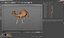 Chamel Walking Pose Modèle 3D