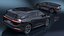 Modern Electric SUV Black Simplified