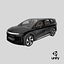 Modern Electric SUV Black Simplified