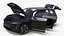 Modern Electric SUV Black Simplified