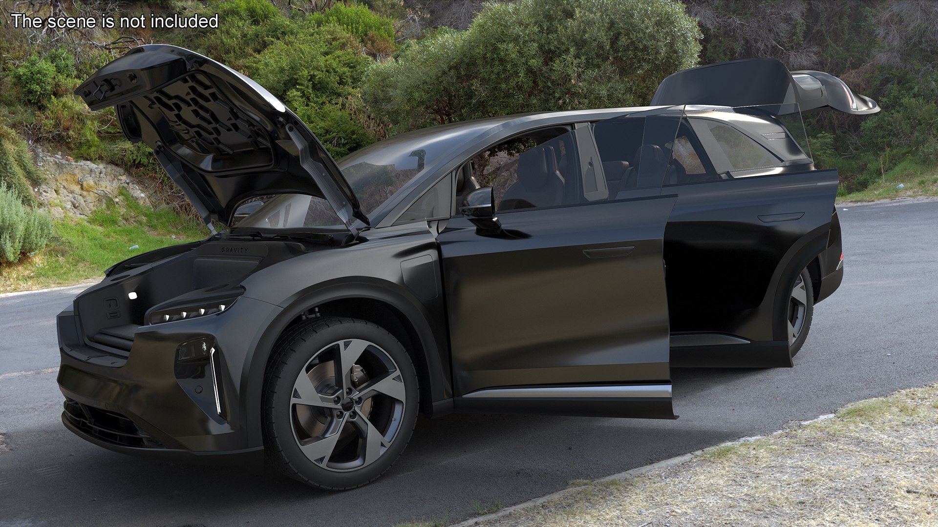 Modern Electric SUV Black Simplified 3D model https://p.turbosquid.com/ts-thumb/FP/4icmVC/EP/modernelectricsuvgenericblacksimplifiedmb3dmodel004/jpg/1728477915/1920x1080/fit_q87/558959b7fe4c0f67adfd22d8cb876750e5ffe09c/modernelectricsuvgenericblacksimplifiedmb3dmodel004.jpg