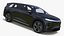 Modern Electric SUV Black Simplified