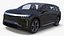 Modern Electric SUV Black Simplified