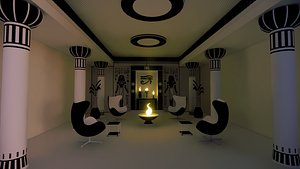Temple Interior model