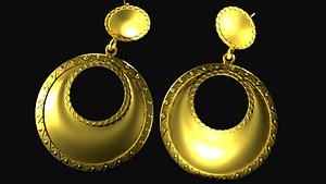 3D earrings