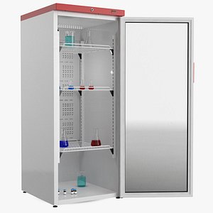 3D model lab cooled incubator 340l