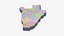 Burundi Admin 1 3D Map - LatLong