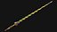 3D model Medieval Wooden Lance Spear Cavalry Tournament Weapon