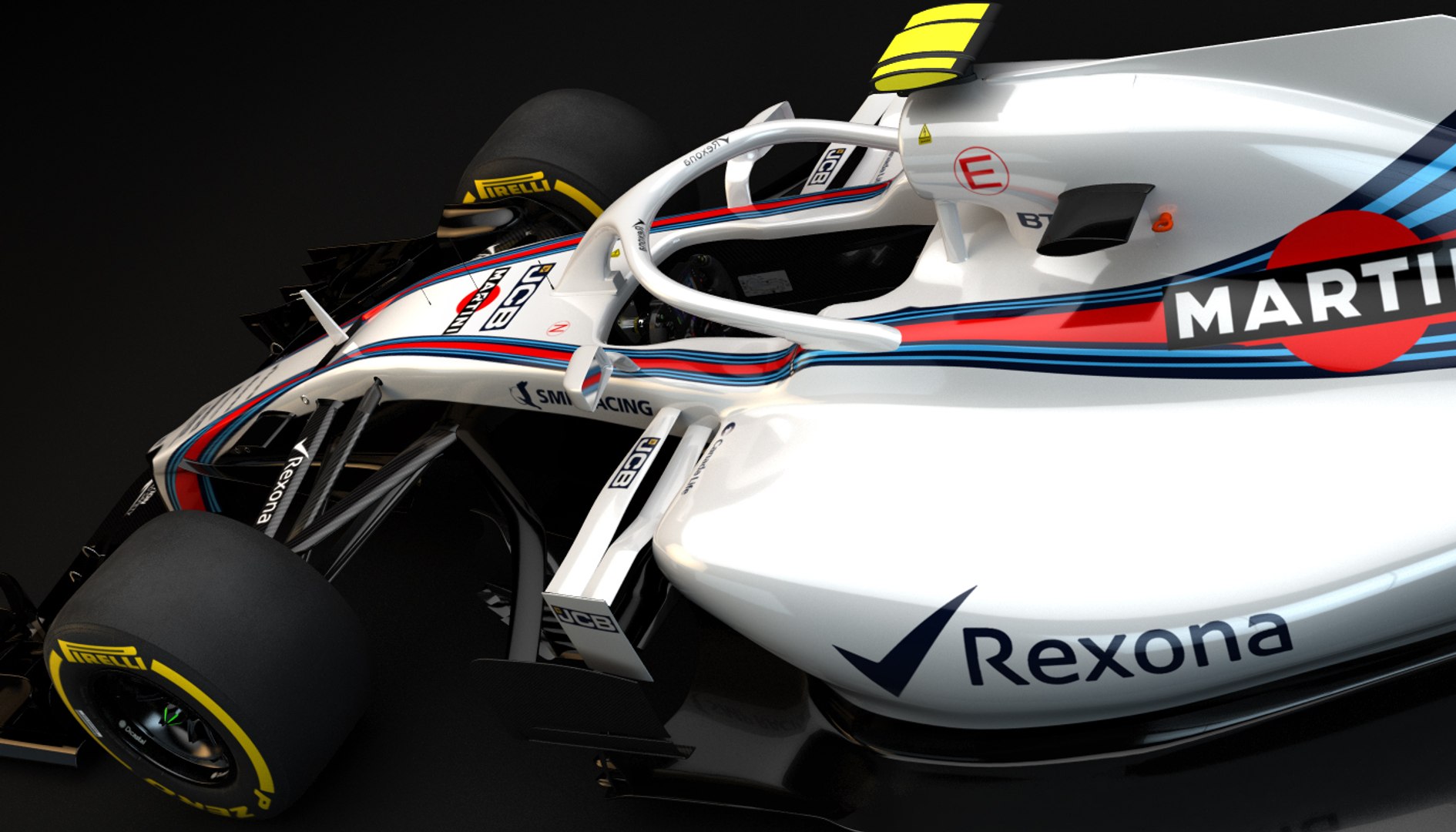 F1 Williams Fw41 2018 3D Model - TurboSquid 1269627