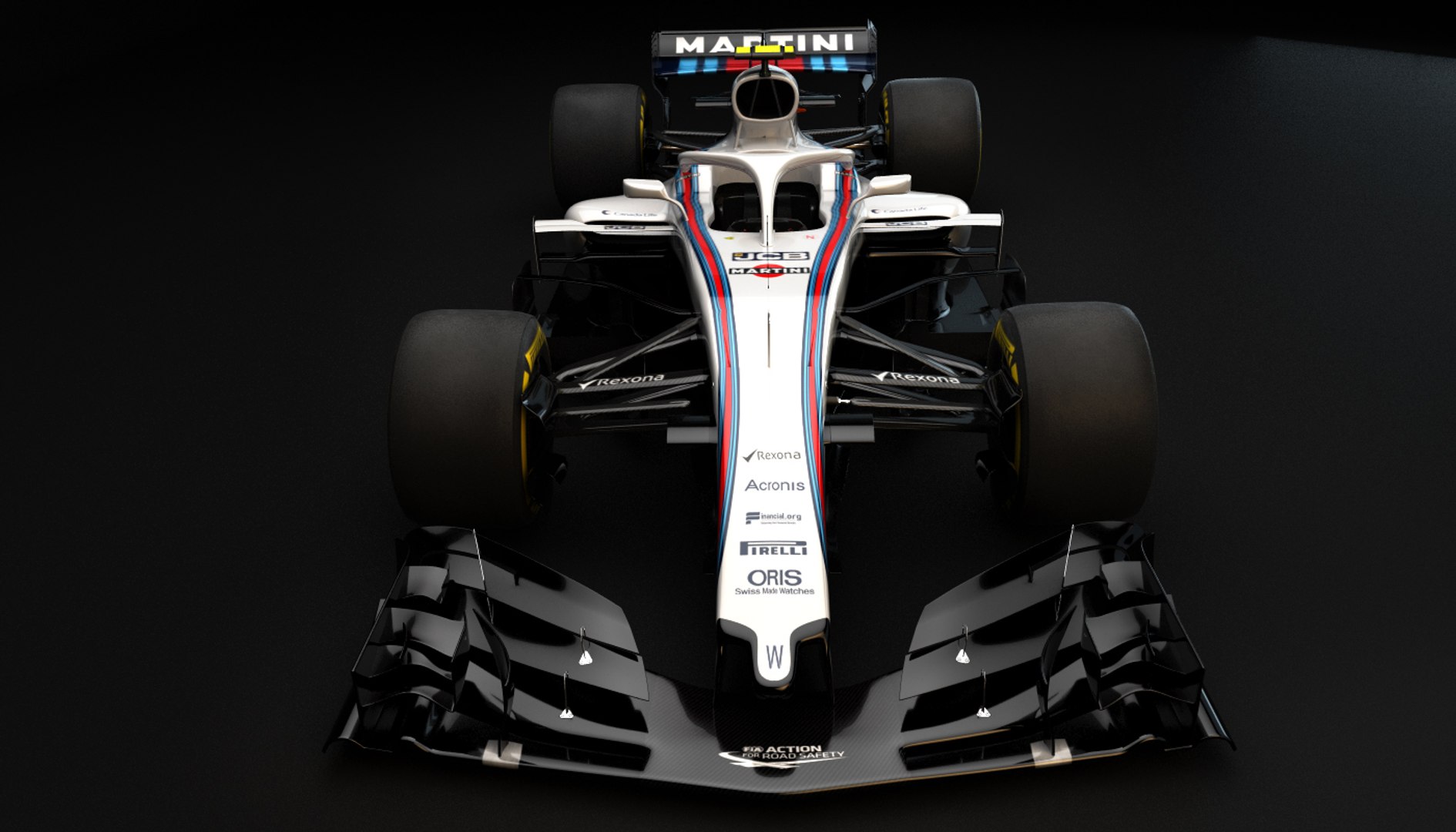 F1 Williams Fw41 2018 3D Model - TurboSquid 1269627