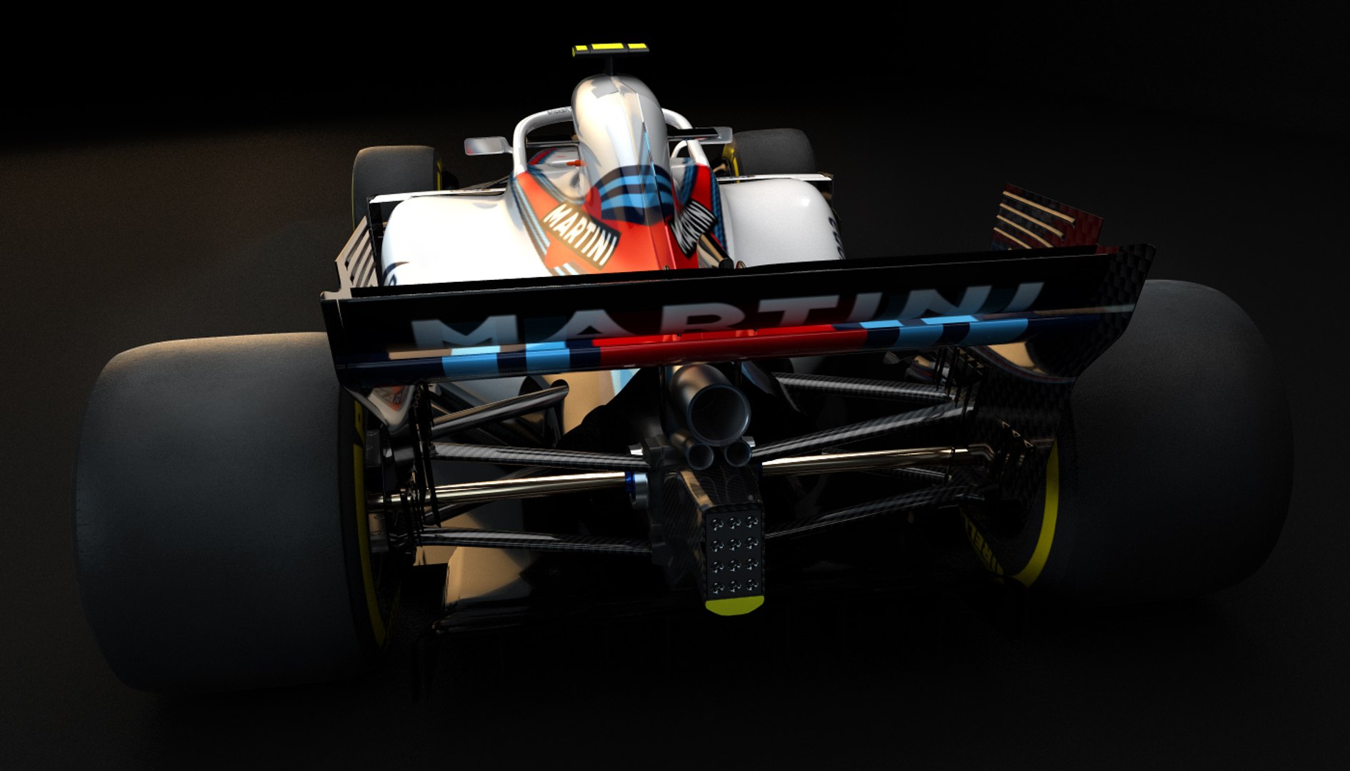 F1 Williams Fw41 2018 3D Model - TurboSquid 1269627