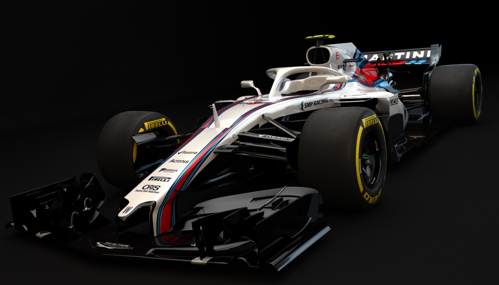 F1 Williams Fw41 2018 3D Model - TurboSquid 1269627