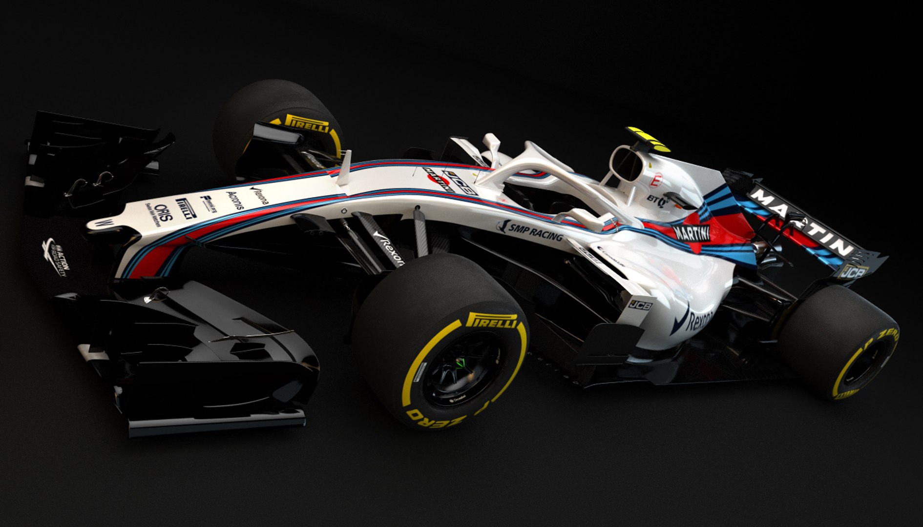 F1 Williams Fw41 2018 3D Model - TurboSquid 1269627