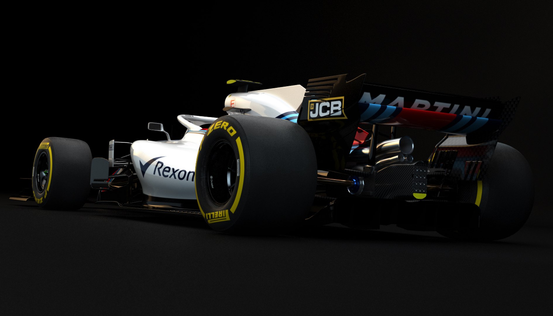 F1 Williams Fw41 2018 3D Model - TurboSquid 1269627