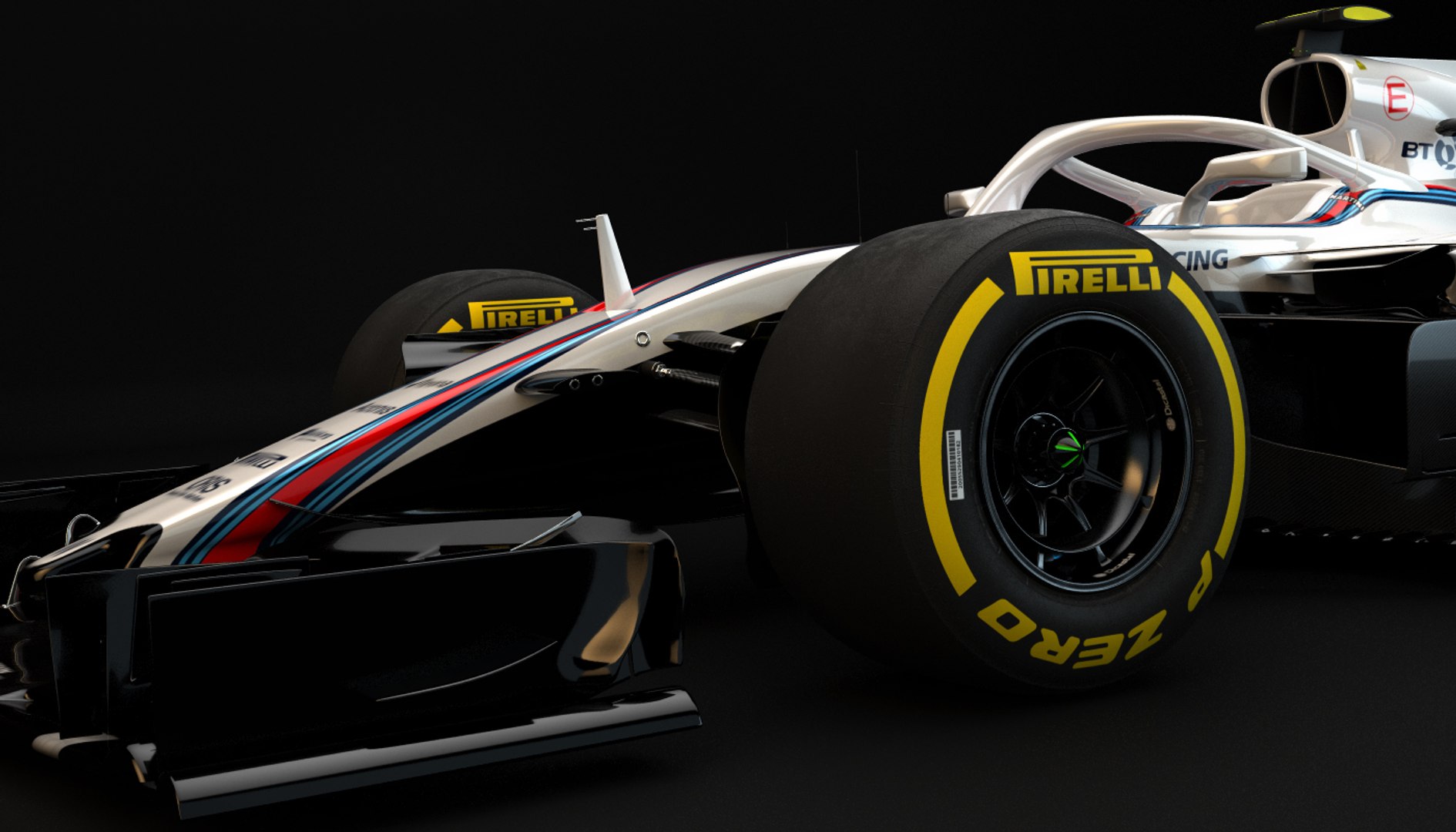 F1 Williams Fw41 2018 3D Model - TurboSquid 1269627