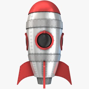 Retro Space Rocket