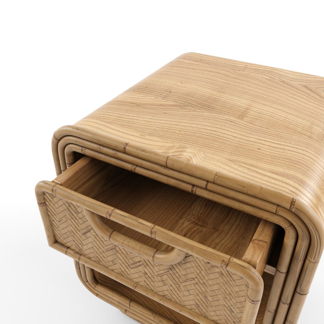 Ria Nightstand 3D Model TurboSquid 1720342