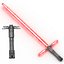 Kylo Ren Lightsaber Used 3D Models Set