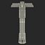 Kylo Ren Lightsaber Used 3D Models Set