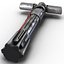 Kylo Ren Lightsaber Used 3D Models Set