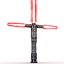 Kylo Ren Lightsaber Used 3D Models Set