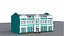 Pack de maisons classiques d'Europe de l'Est 01 Modèle Low-poly