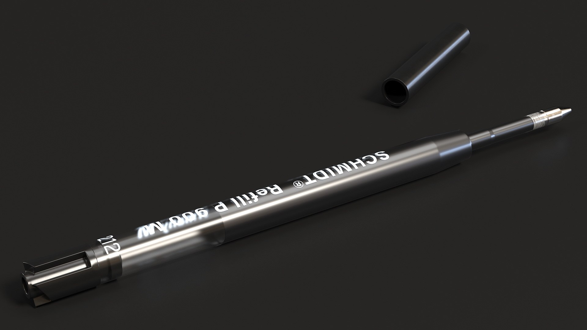 Black Schmidt P900 Ballpoint Pen Refill 3D model https://p.turbosquid.com/ts-thumb/FP/WbGfSr/yG/blackschmidtp900ballpointpenrefillvray3dmodel007/jpg/1677044994/1920x1080/fit_q87/cb91b3b856108234bb4e5bd6c6c1eb8825bc463d/blackschmidtp900ballpointpenrefillvray3dmodel007.jpg