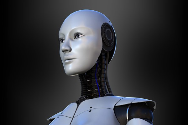 3D female robot - TurboSquid 1332327