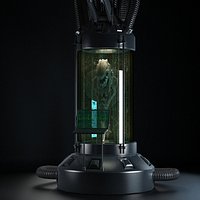 Sci Fi Cryo Chamber 2