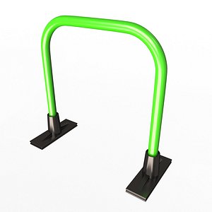 3D Soccer Training Passing Arc model model