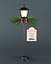 Steh-Weihnachtslampe