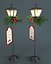 Steh-Weihnachtslampe