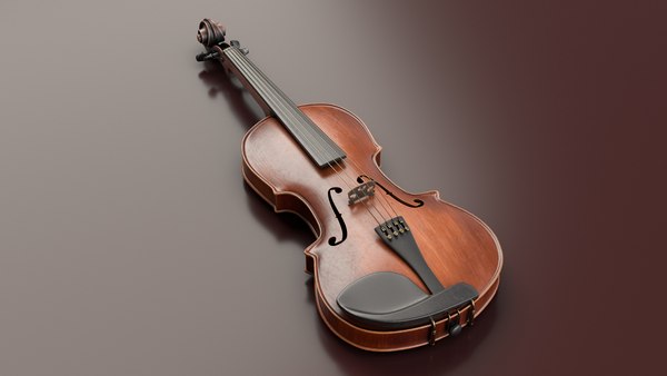 3D violin music instrument model - TurboSquid 1380202