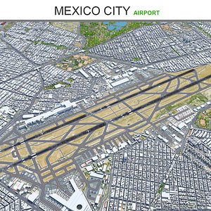 Mexico City Airport 3D model