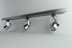 3ds max track light