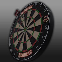 darts board and arrow
