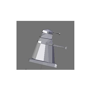 free dalek dr 3d model