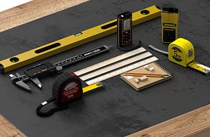 3D Professional Measurement Tools Set