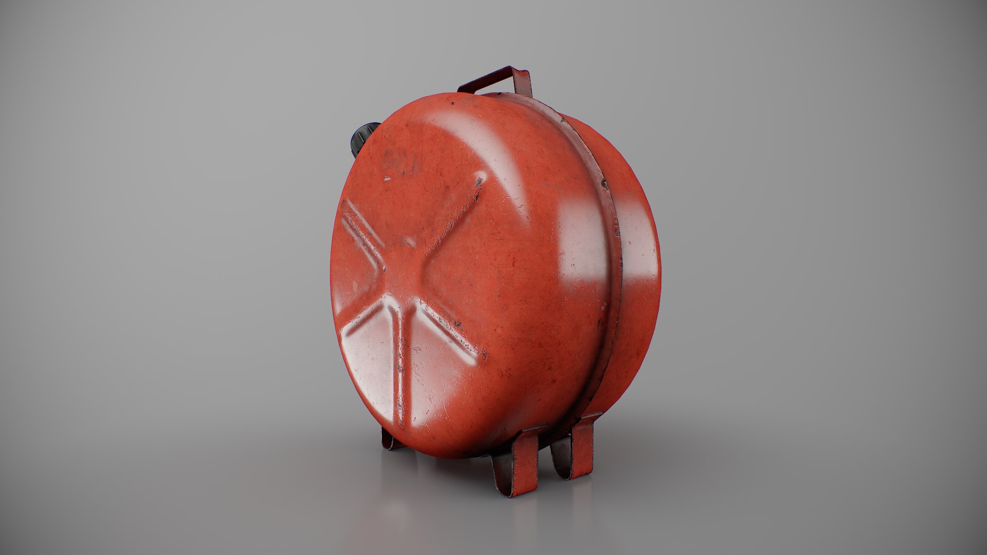 Old Soviet Fuel Canister Low-poly Model - TurboSquid 2410133