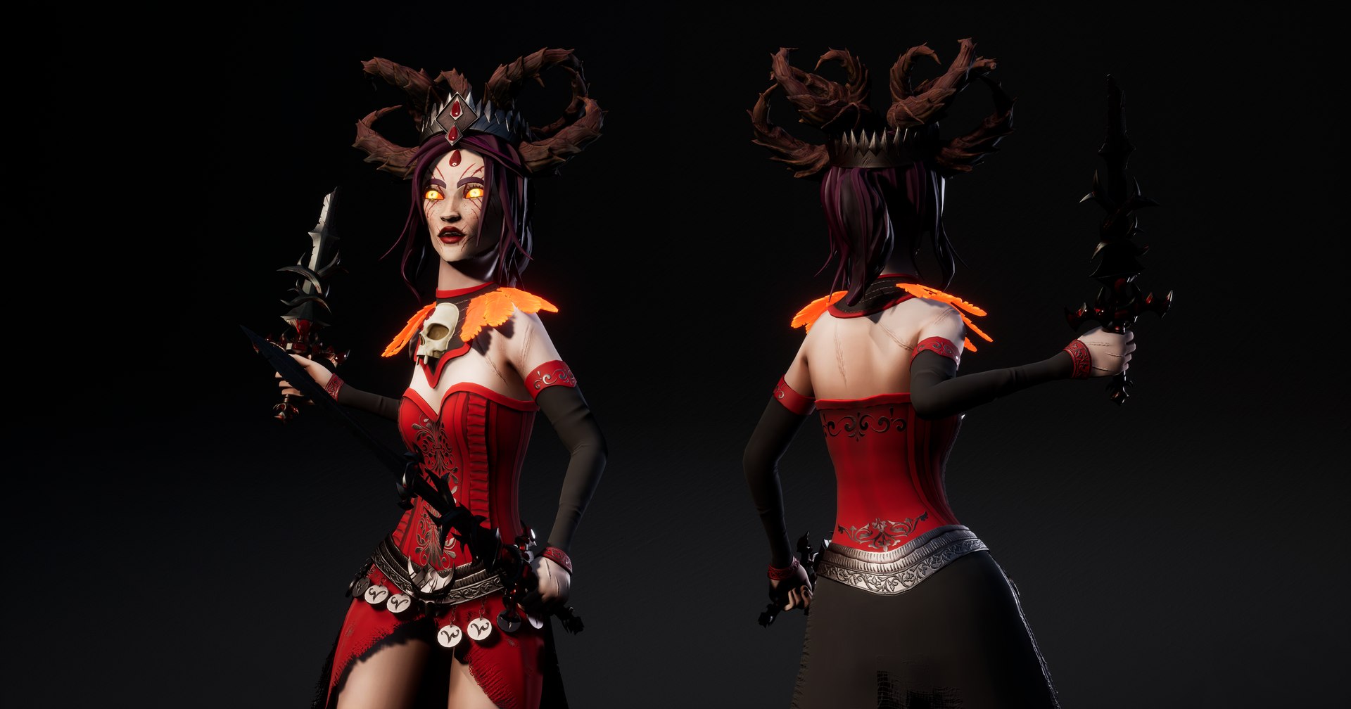 Stylized Female Necromancer 3D https://p.turbosquid.com/ts-thumb/FP/qrkTfV/ZB/0116/png/1683132618/1920x1080/fit_q87/6f550614328d4a6c4ffbc436c387881da2ee4a10/0116.jpg