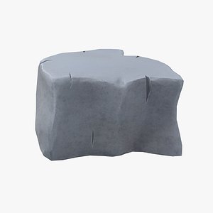 Cartoon Cliff 06 3D model