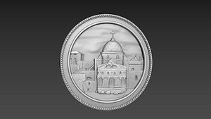 Church of the Holy Sepulcher Relief 3D model